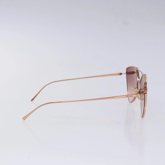 PRADA Sunglasses metal Gold Auth sw1398 main image 11